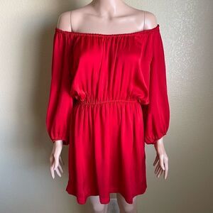 Joie Geranium Dress Gypsy Red Size Small